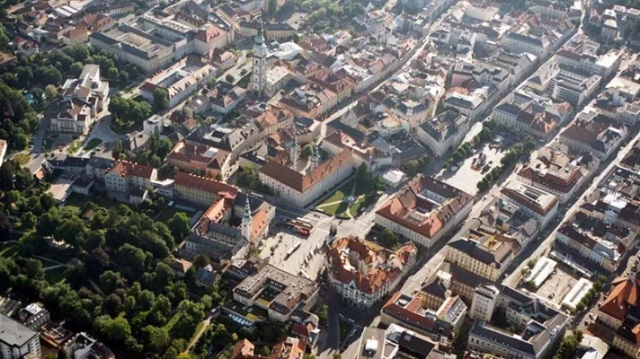 Klagenfurt aus der Vogelperspektive