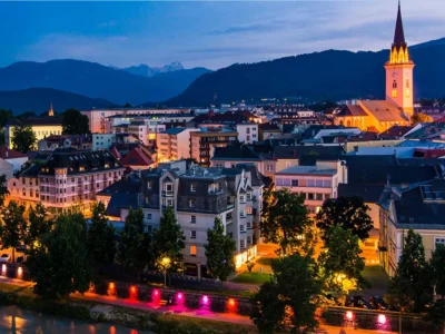 Stadtbild von Villach Stadtbild von Villach