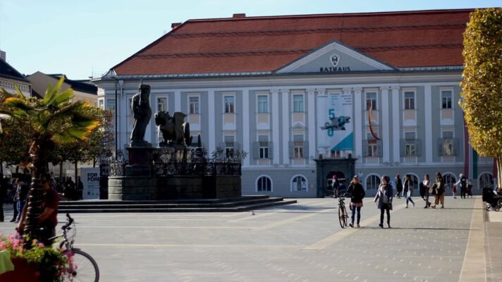 Das Rathaus von Klagenfurt
